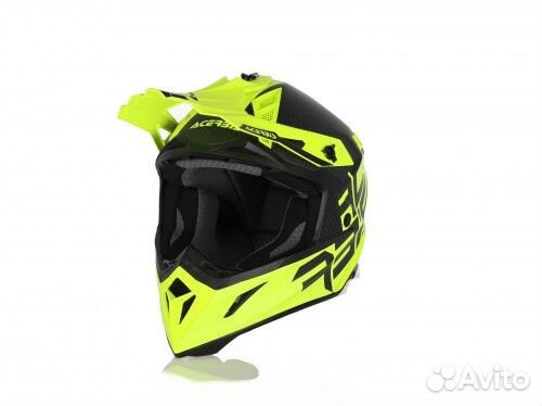 Мотошлем Acerbis steel carbon Yellow Fluo 2023