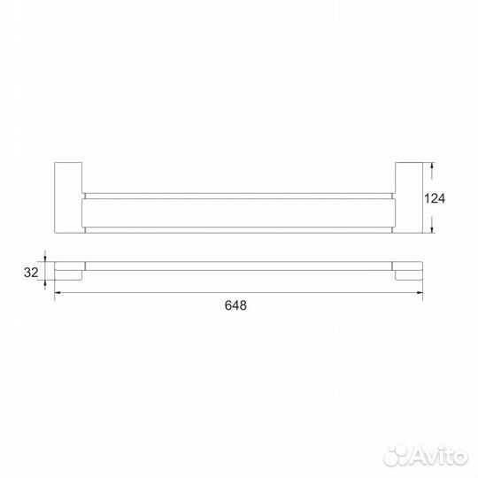 Полотенцедержатель Rose RG1827C, белый