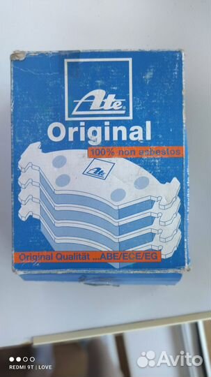 Тормозные колодки передние на volkswagen golf