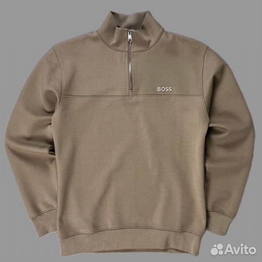 Полу зип кофта hugo boss