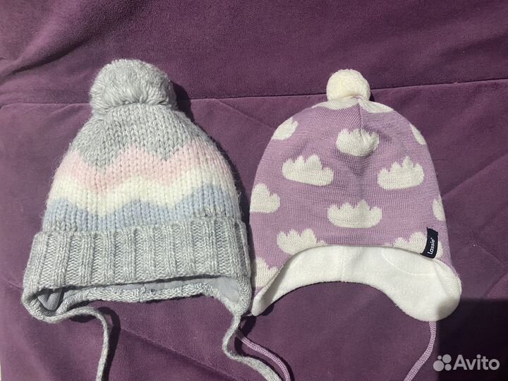 Шапка для девочки осень зима