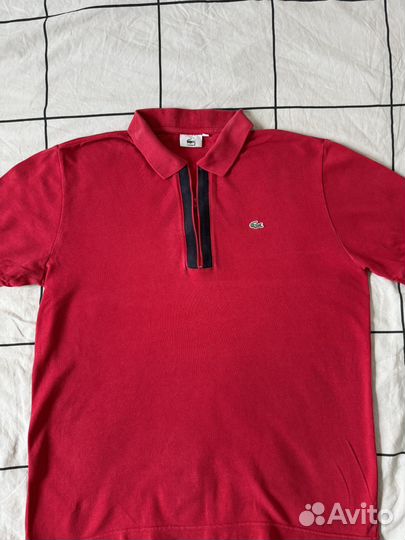 Поло 1/4 zip Lacoste vintage