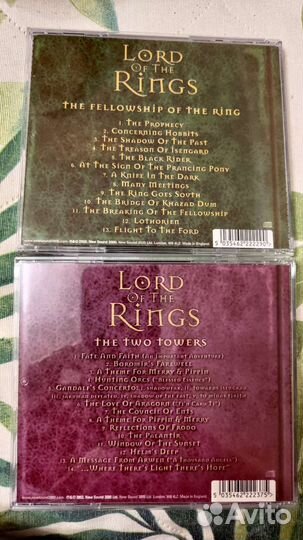 Lord of the Rings CD музыка из мира Толкиена