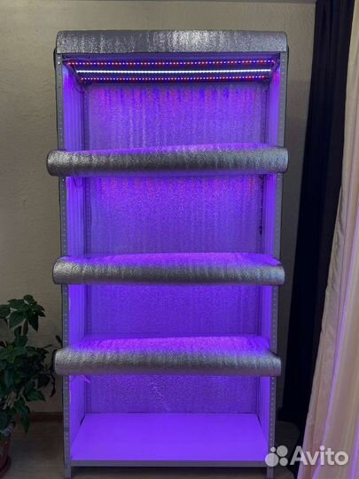 Стеллаж для рассады с подсветкой