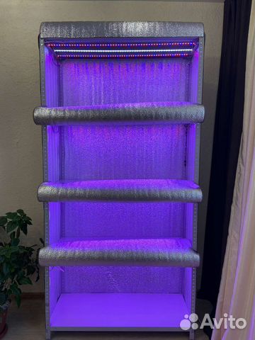 Стеллаж для рассады с подсветкой