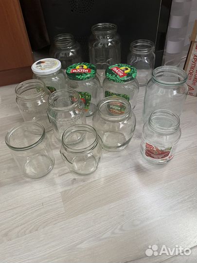 Банки стеклянные