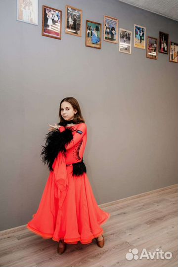 Турнирное платье для бальных танцев