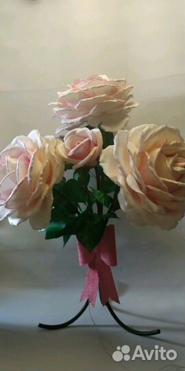 Букет-торшер, букет ростовых цветов