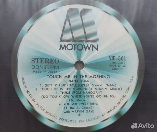 Diana Ross – Touch Me In the Morning -Japan-78-LP
