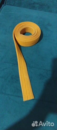 Кимоно для дзюдо детское и жёлтый пояс