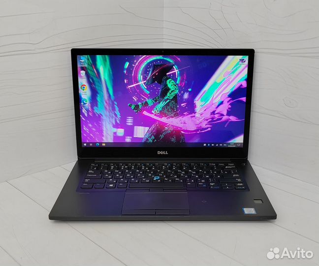Тонкий Ноутбук Dell 7480 Core i7-7600U 12/512 SSD