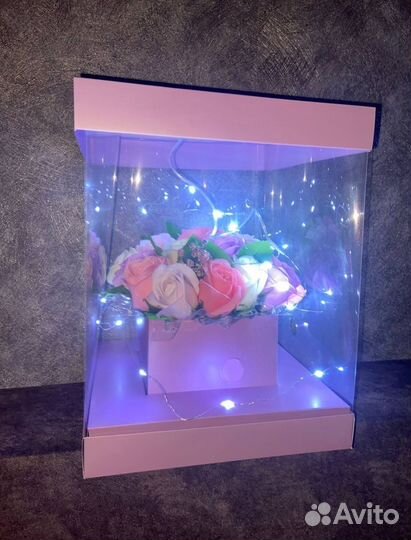 Светящиеся букеты из мыла