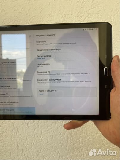 Планшет samsung galaxy tab a