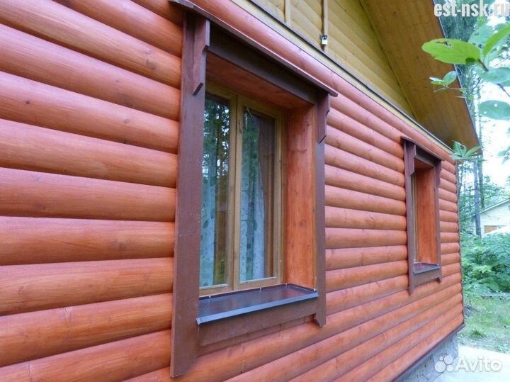 Блокхаус : все размеры, Сорт - любой, Хвоя, с дост