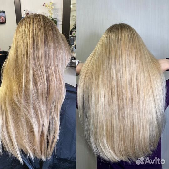 Окрашивание в один тон