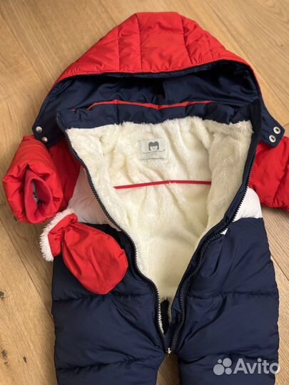Зимний комбинезон для мальчика 68