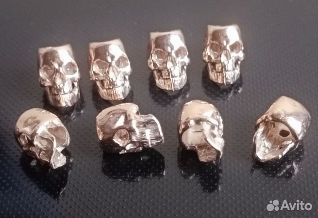 Золотые черепа 375пробы