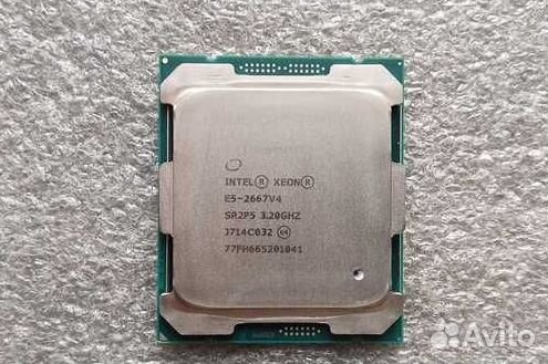 E5 2667 V4 8 ядер 3.6 Ггц. 16 потоков / в наличии