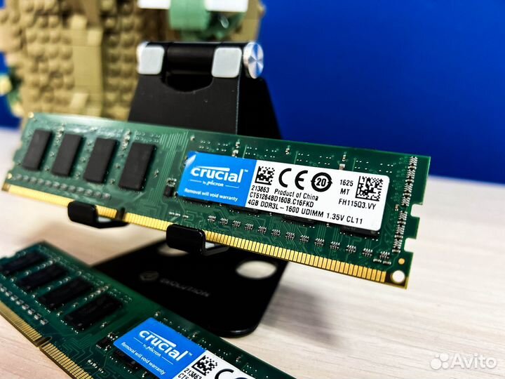 Оперативная память Crucial 4Gb DDR3L 1600Mhz