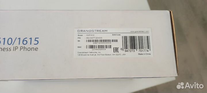 IP телефон Grandstream GXP-1610