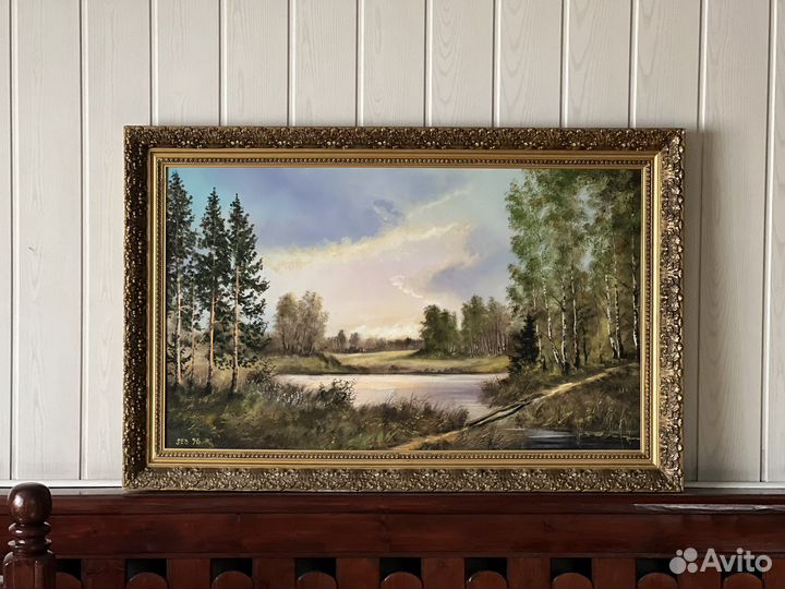 Картина маслом на холсте бу