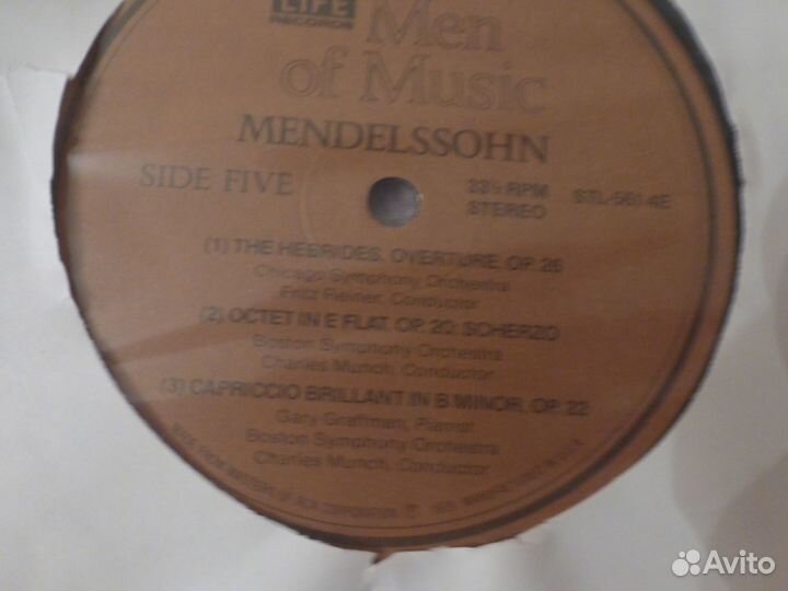 Mendelssohn Мендельсон USA 1975 год