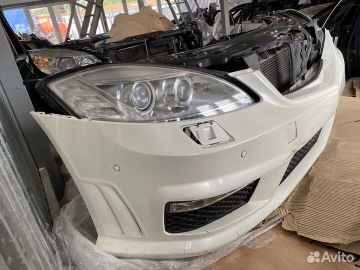 Ноускат пердняя часть Mercedes w221 белый