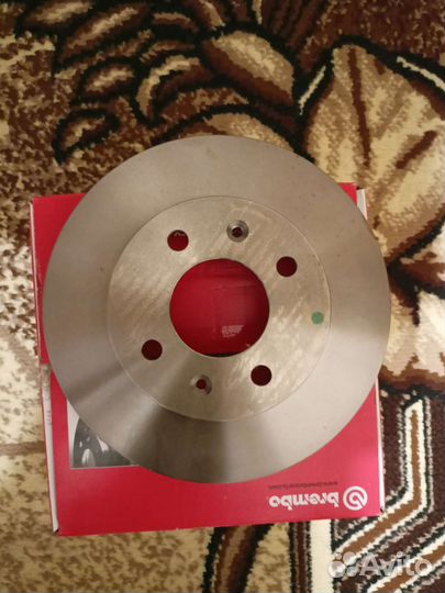 Диски тормозные передние брембо на Хюндай Гетц