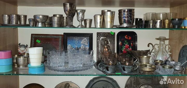 Советская посуда, подстаканники и многое другое