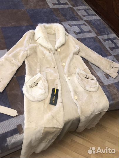 Шуба натуральная из меха кенгуру