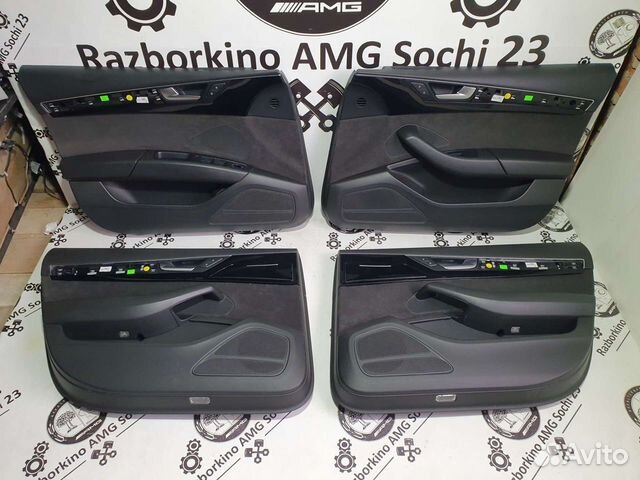 Обшивки дверей комплект long для Audi A8 D4