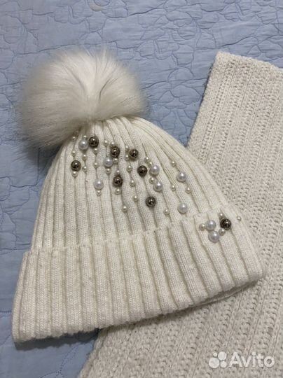 Шапка и снуд для девочки