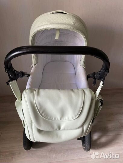 Коляска 2 в 1 Indigo эко кожа