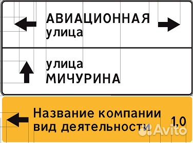 Сеть дорожных знаков с рекламными местами г.Волхов