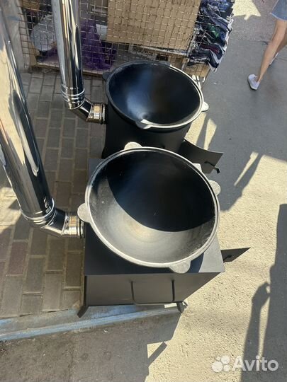 Печь для казана +очаг 16 л,22 литра