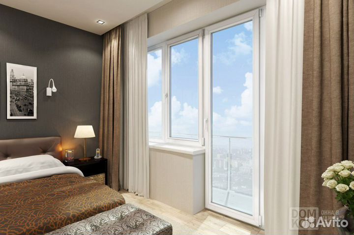 Окно пвх 1750x1410