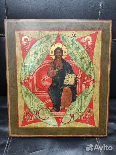 Старинная икона Спас в Силах