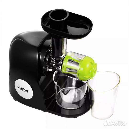 Соковыжималка шнековая Kitfort кт-1111-1, черный