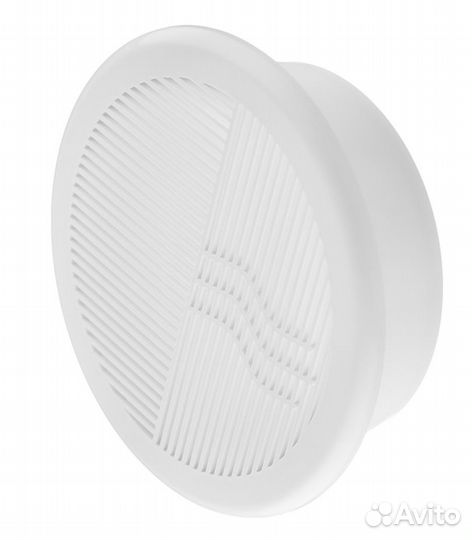 Решетка вентиляционная торцевая с фланцем d160 мм