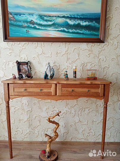 Консоль из массива дуба