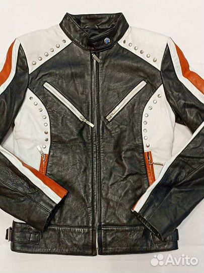 Мотокуртка кожаная женская, ISO Leather, XS