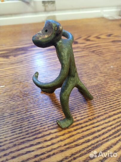 Статуэтка обезьяна для соли и перца, бронза