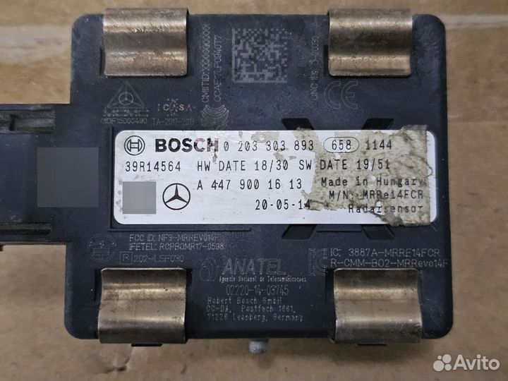 Радарный датчик Mercedes W447