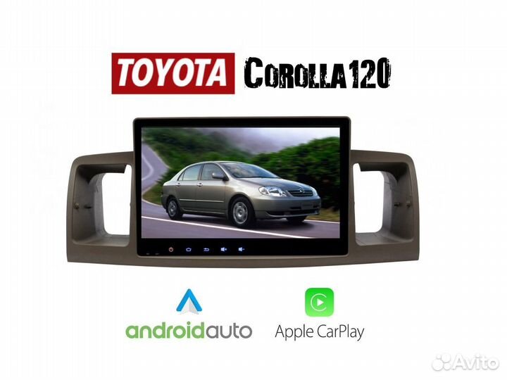 Topway Toyota Corolla 120 LTE CarPlay 6/128гб