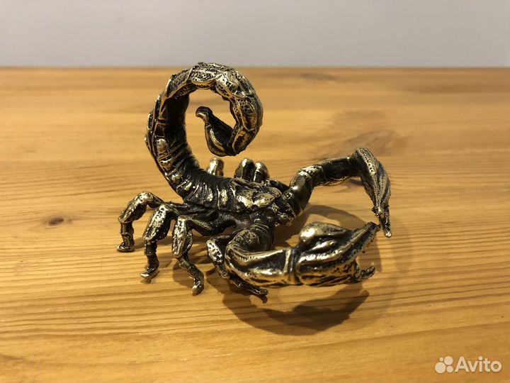 Скорпион бронза. Фигурка. Статуэтка