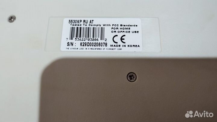 Клавиатура ретро BTC 5530kp/Made in Korea.Новая