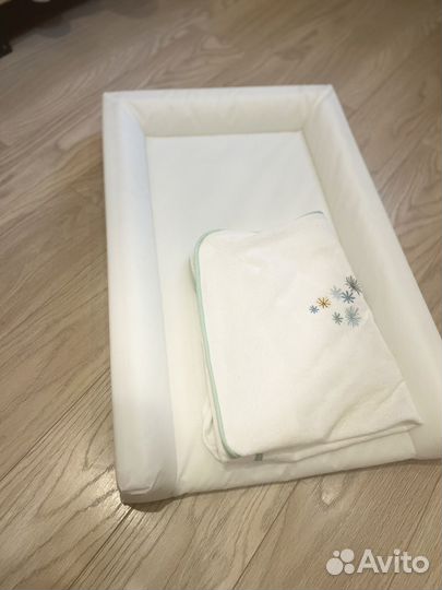 Матрас для пеленания новорожденных с чехлом