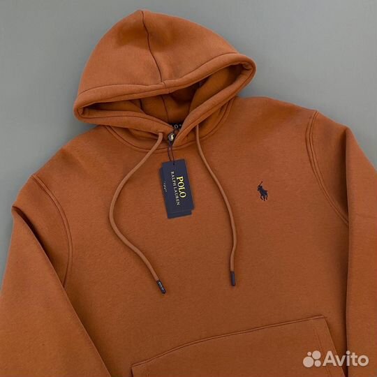 Толстовка polo ralph lauren коричневая