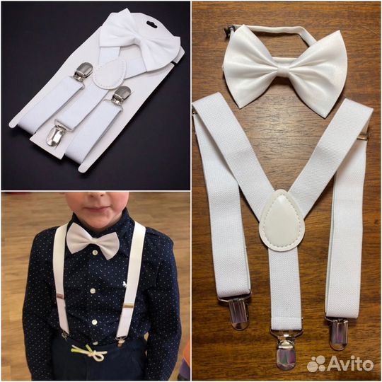 Детские Галстук-Бабочки/Подтяжки/Ремень