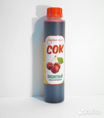 Сок концентрированный вишневый, 1л